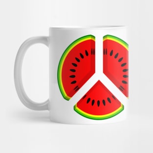 Watermelon Peace Mug